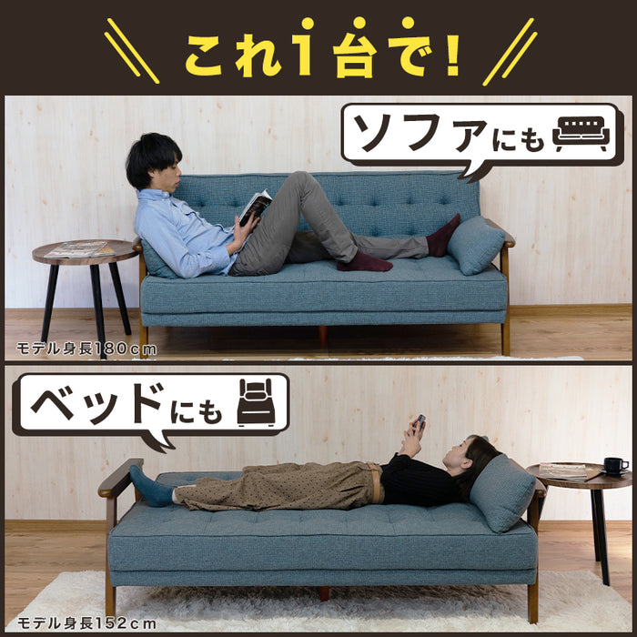 北欧テイストソファベッドの商品写真2