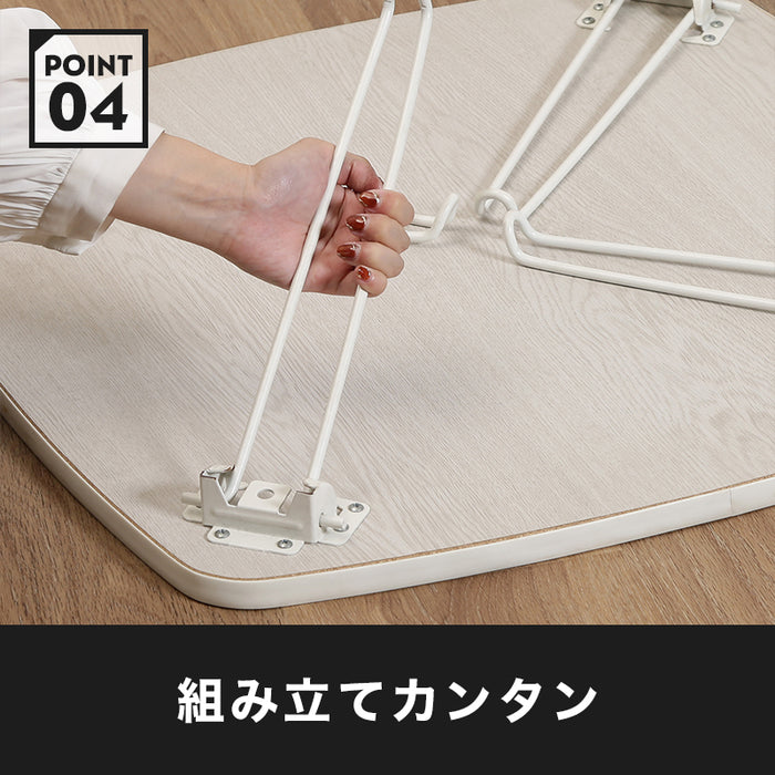 折りたたみ式白いローテーブル正方形タイプのおすすめポイント4