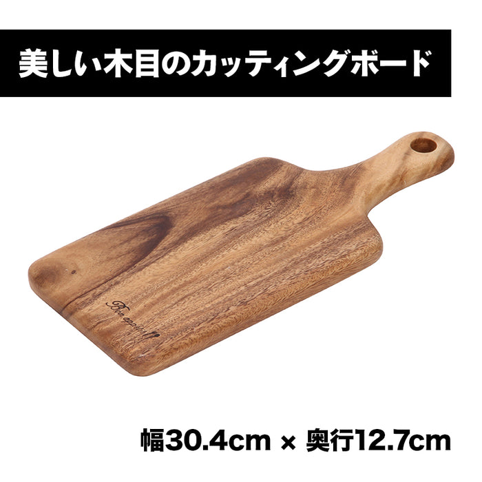 天然木カッティングボード　Mの商品写真1-2