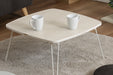 折りたたみ式白いローテーブル正方形タイプの商品写真7