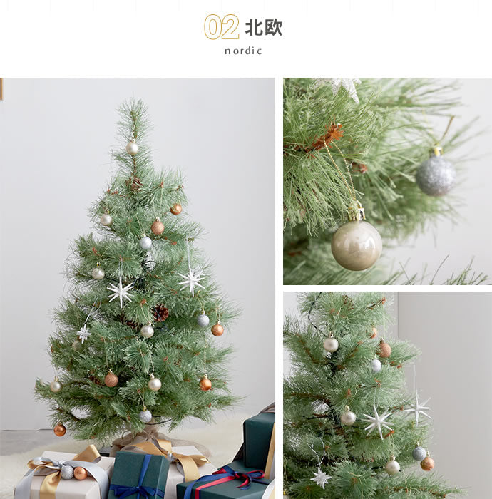 LEDライト・松ぼっくり付き！クリスマスツリー商品写真13